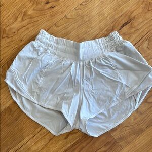 Women's White Athletic Shorts